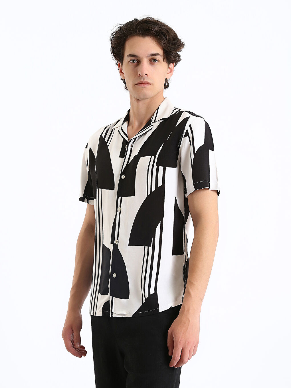 Regular Fit Short Sleeve Men's Shirt-6
