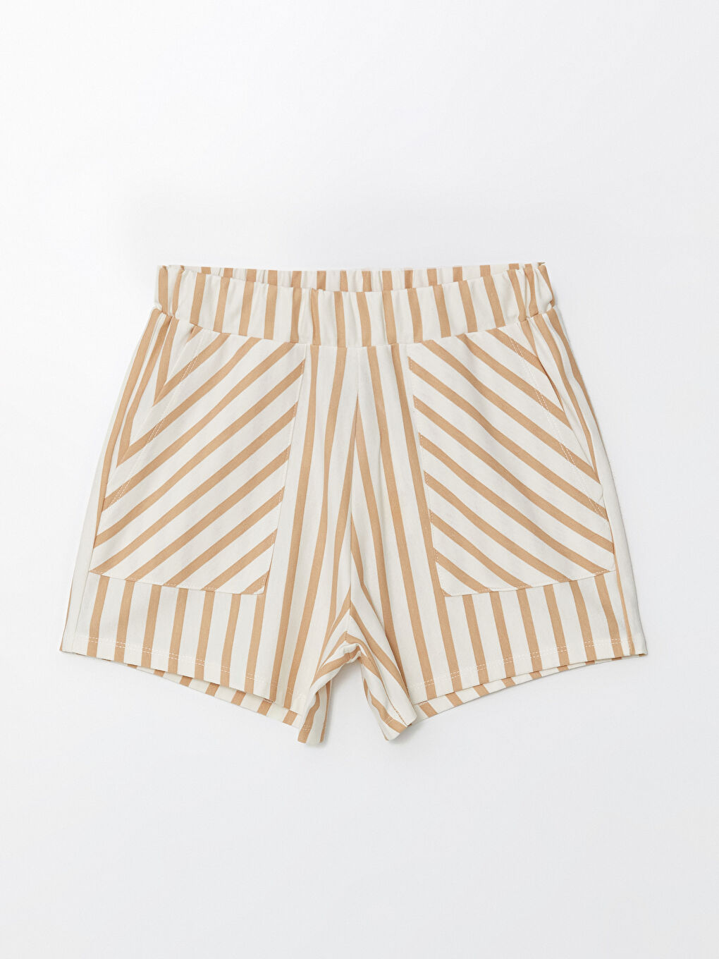 LCW Kids Girls' Shorts with Elastic Waist -S4DM68Z4-LRA