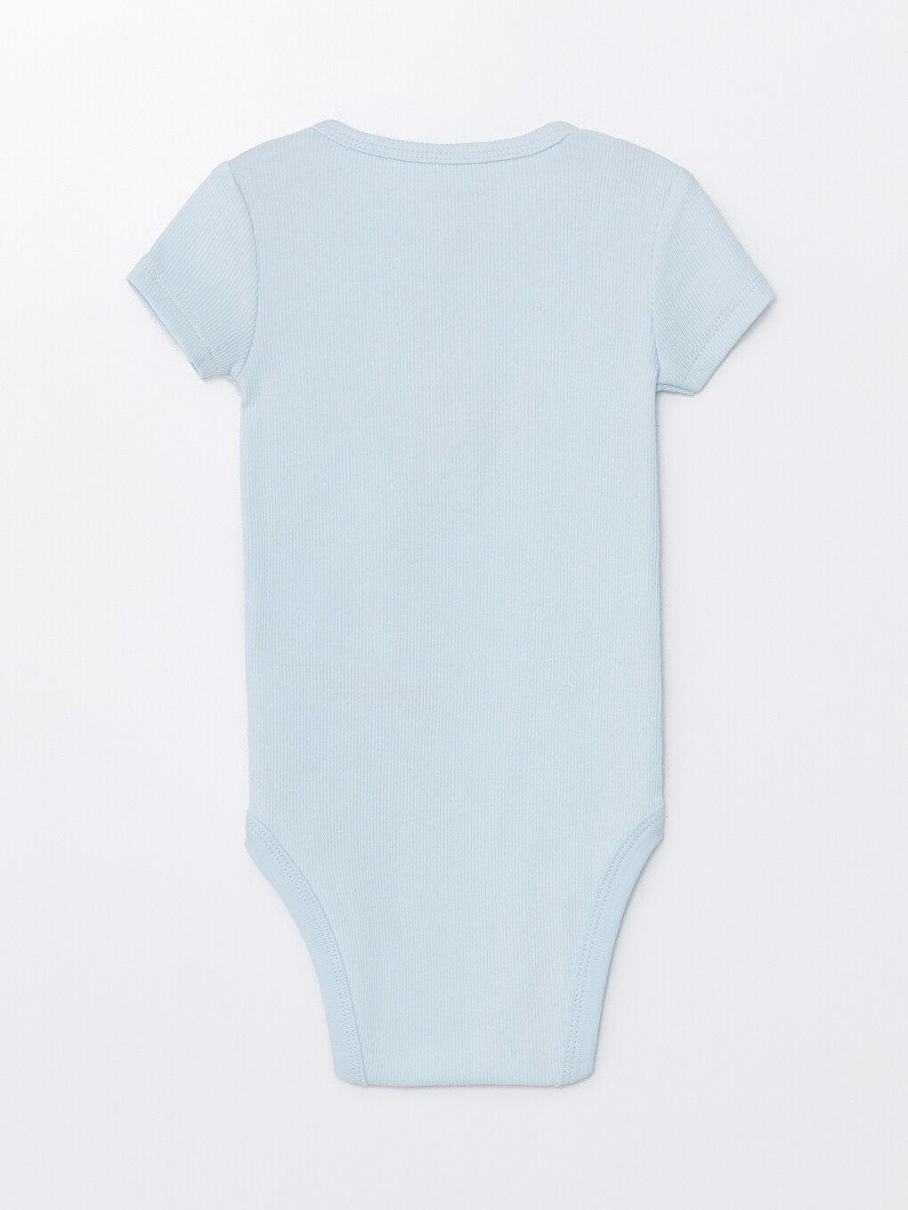 Turkuaz Bisiklet Yaka Erkek Bebek Çıtçıtlı Body-1