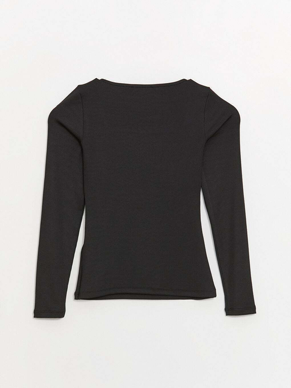 Square Neck Straight Long Sleeve Women's T-Shirt -S4DN29Z8-CVL