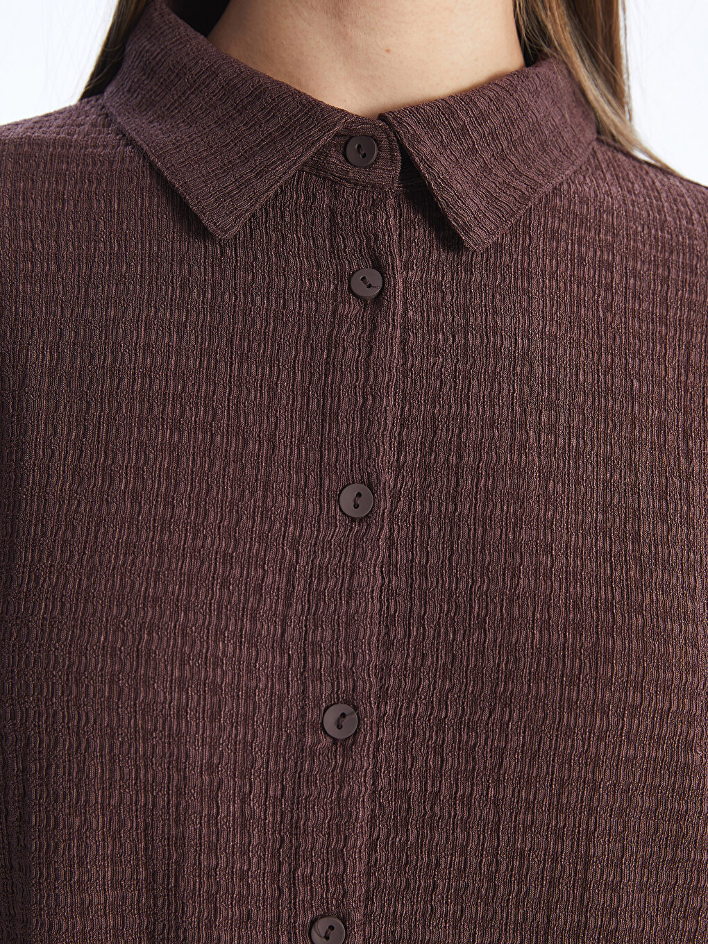 Plain Oversize Women's Shirt Tunic -S4DN35Z8-HHD
