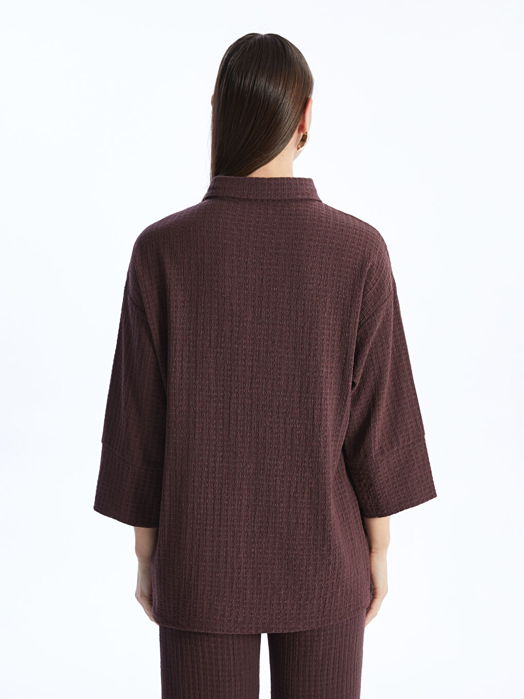 Plain Oversize Women's Shirt Tunic -S4DN35Z8-HHD
