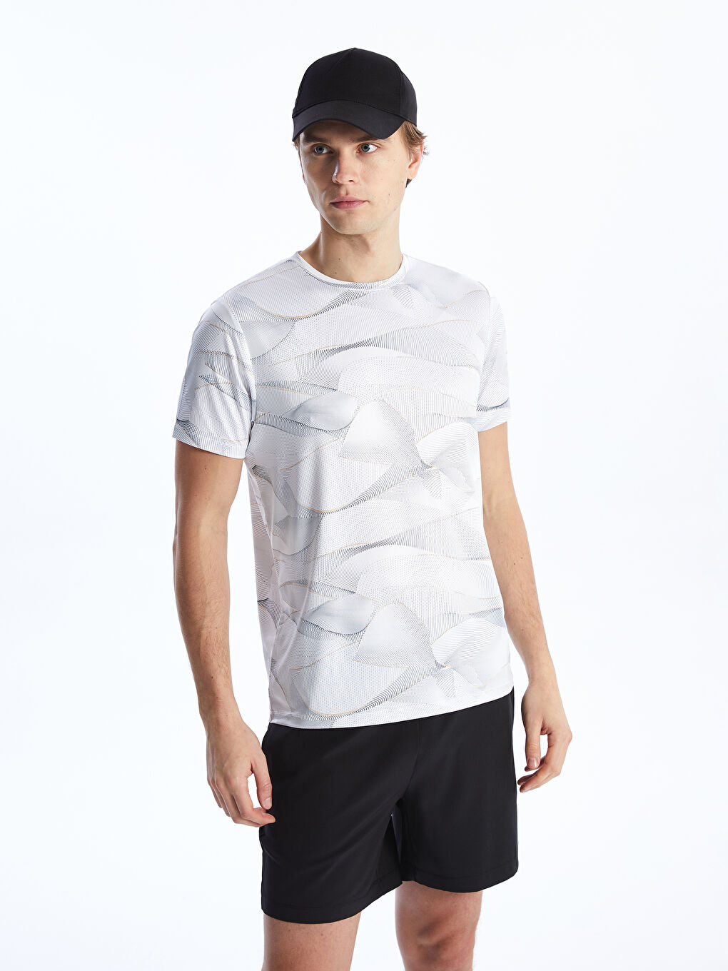 XSIDE ACTIVE DRY-TECH Crew Neck Short Sleeve Men's Sports T-Shirt -S4DN78Z8-VE4