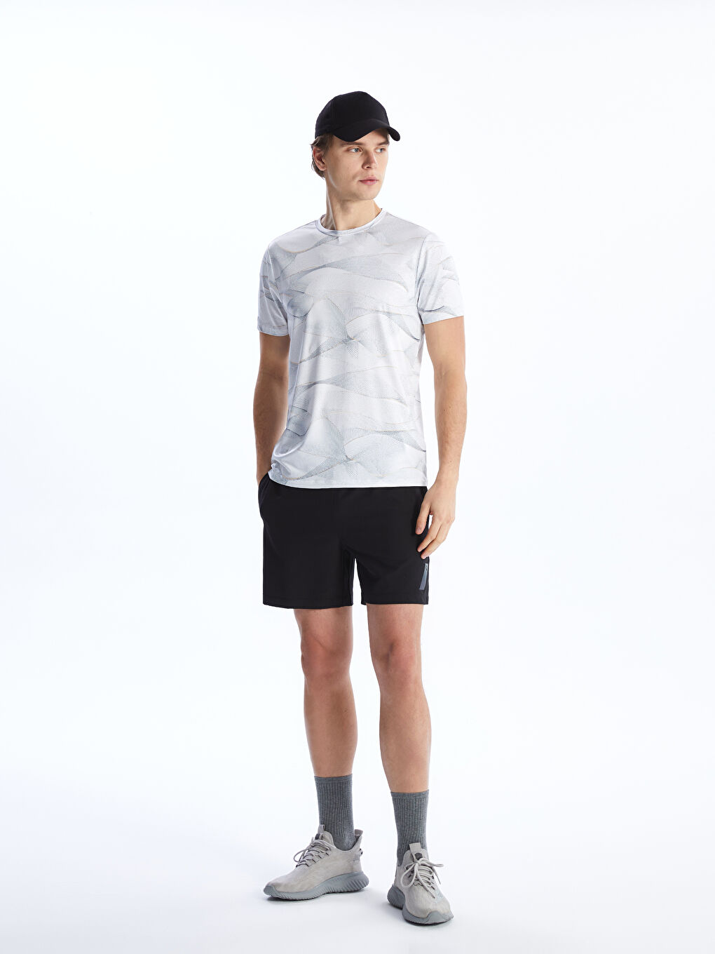 XSIDE ACTIVE DRY-TECH Crew Neck Short Sleeve Men's Sports T-Shirt -S4DN78Z8-VE4