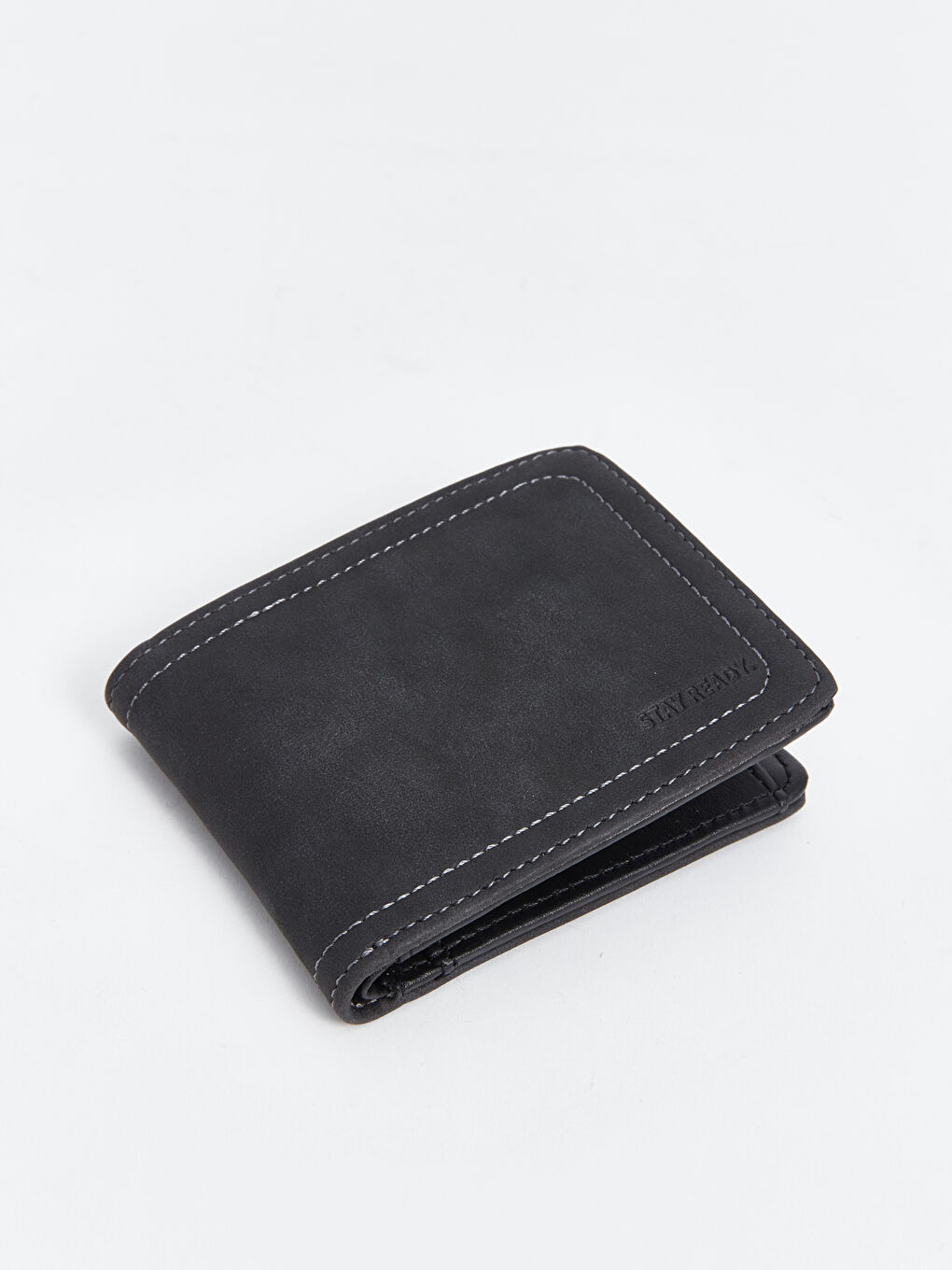 Antrasit Deri Görünümlü Erkek Cüzdan-1