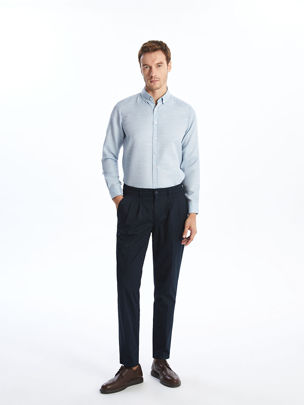 Standard Pattern Gabardine Men's Chino Trousers -S4DO27Z8-KN7