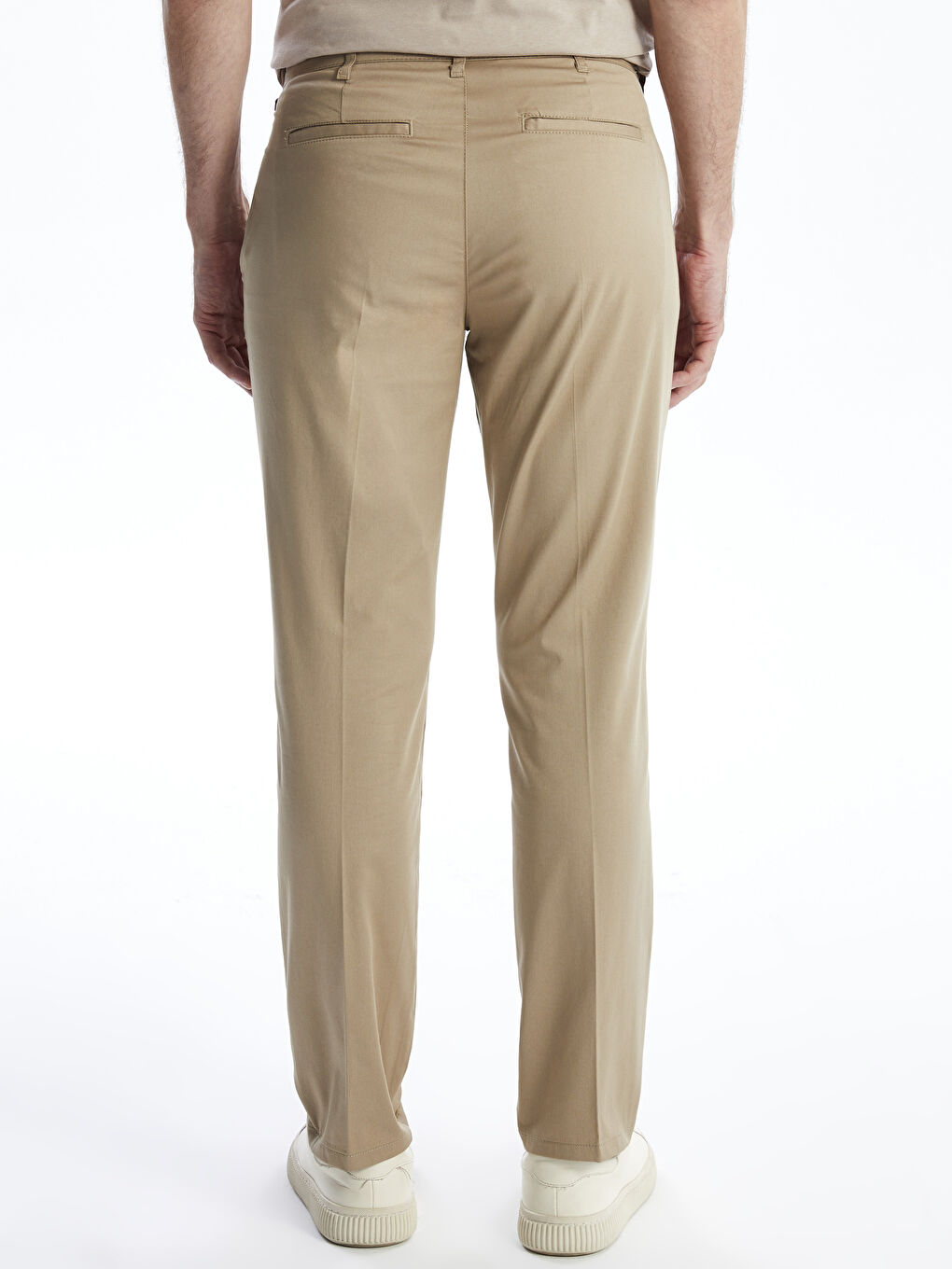 LCWAIKIKI Classic Bej Standart Kalıp Gabardin Erkek Chino Pantolon - 3