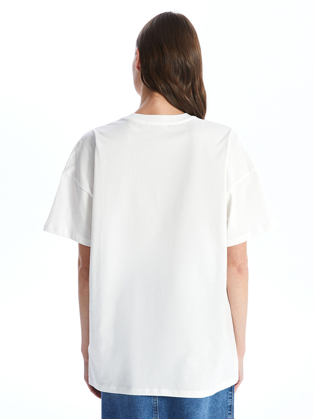 Crew Neck Printed Short Sleeve Oversized T-Shirt -S4DO57Z8-R9J