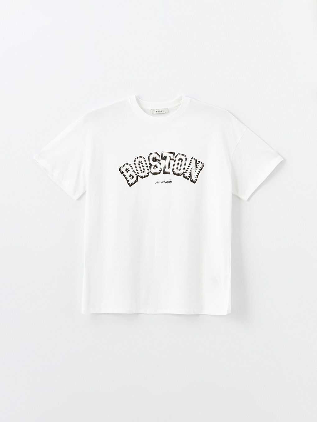 Crew Neck Printed Short Sleeve Oversized T-Shirt -S4DO57Z8-R9J