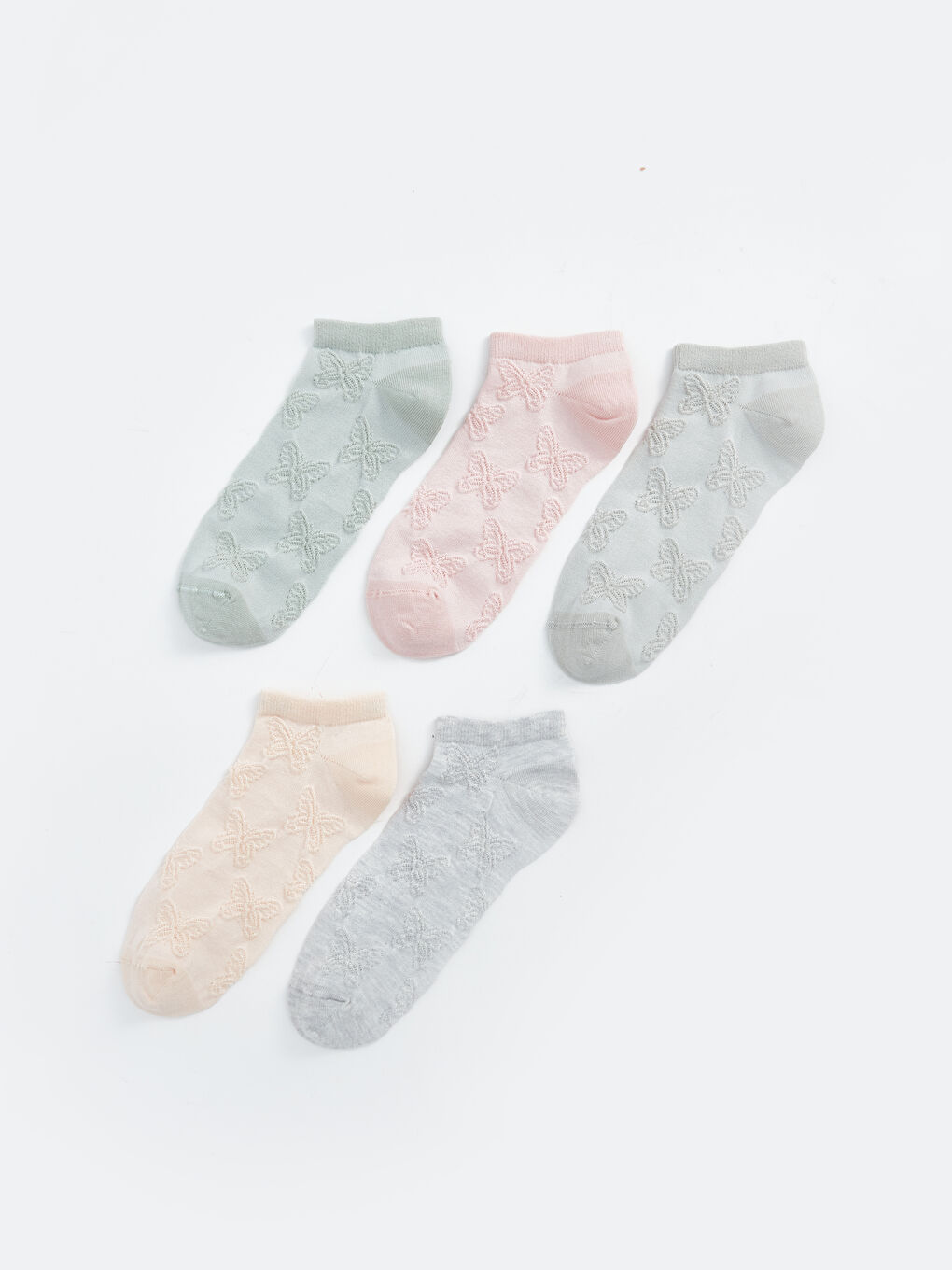 Носки Женские С Узором Для Тренировок, 5 Штук