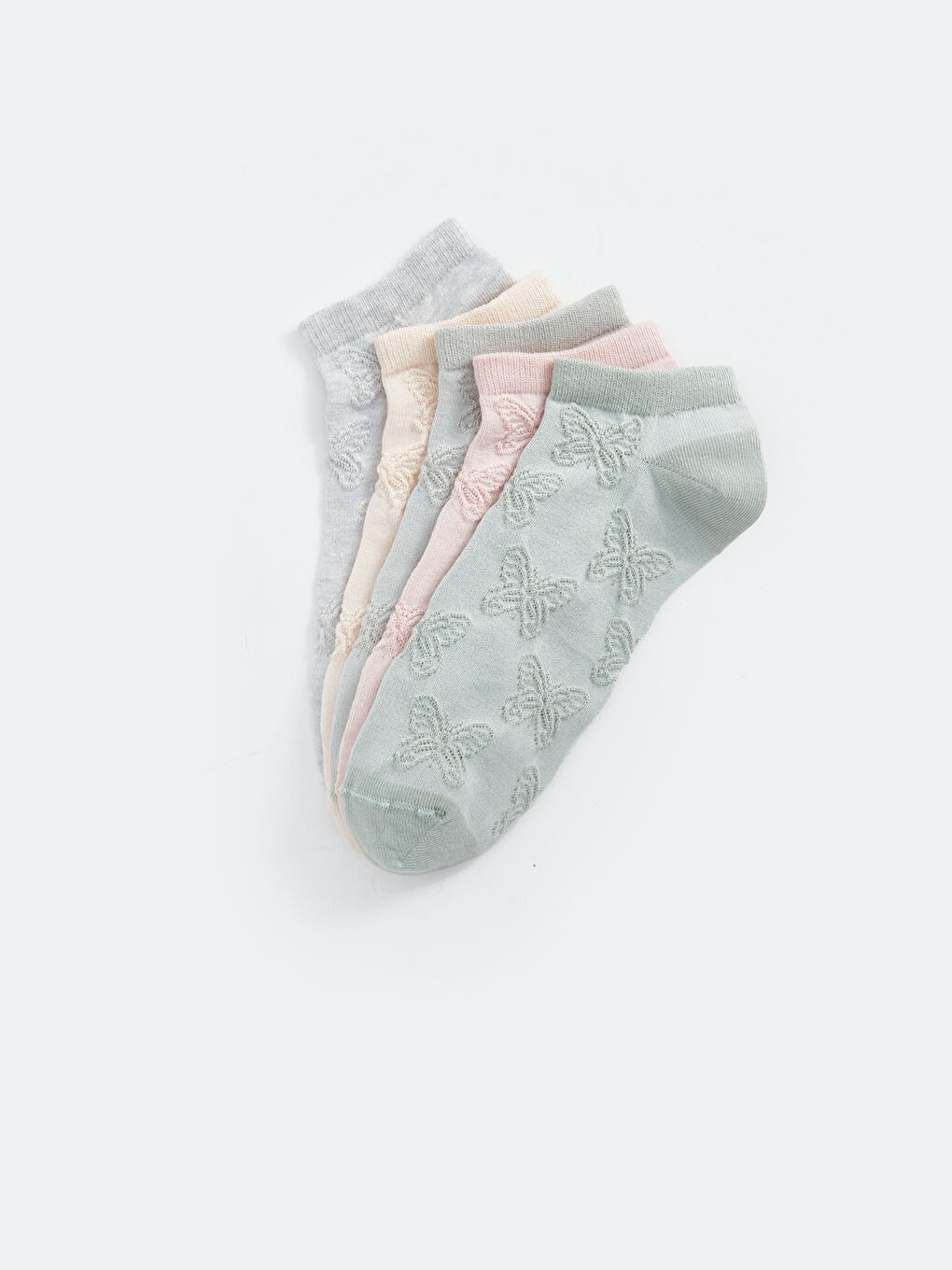Носки Женские С Узором Для Тренировок, 5 Штук-1
