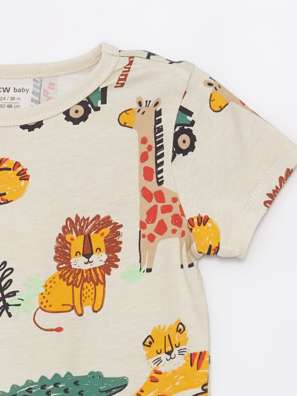 Crew Neck Short Sleeve Printed Shorts Baby Boys Pyjama Set 2 Pack-2