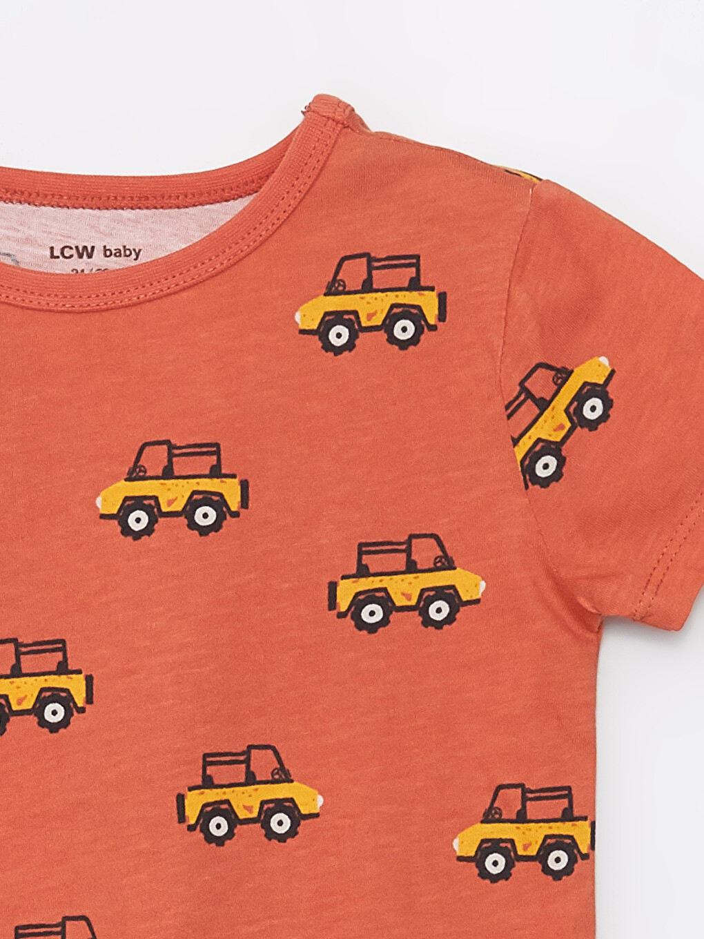 Crew Neck Short Sleeve Printed Shorts Baby Boys Pyjama Set 2 Pack-4