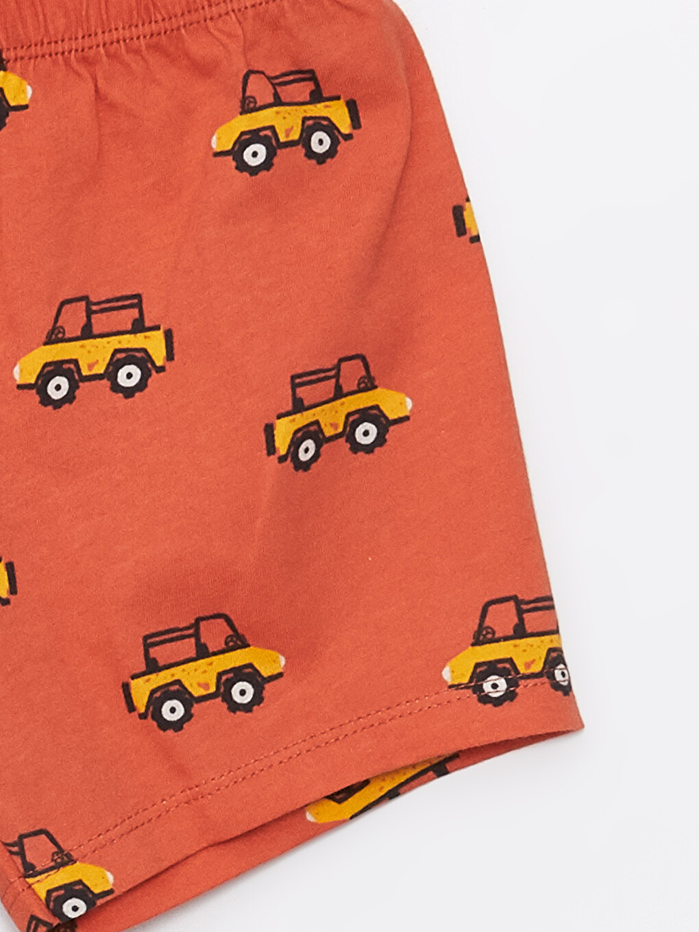 Crew Neck Short Sleeve Printed Shorts Baby Boys Pyjama Set 2 Pack-8