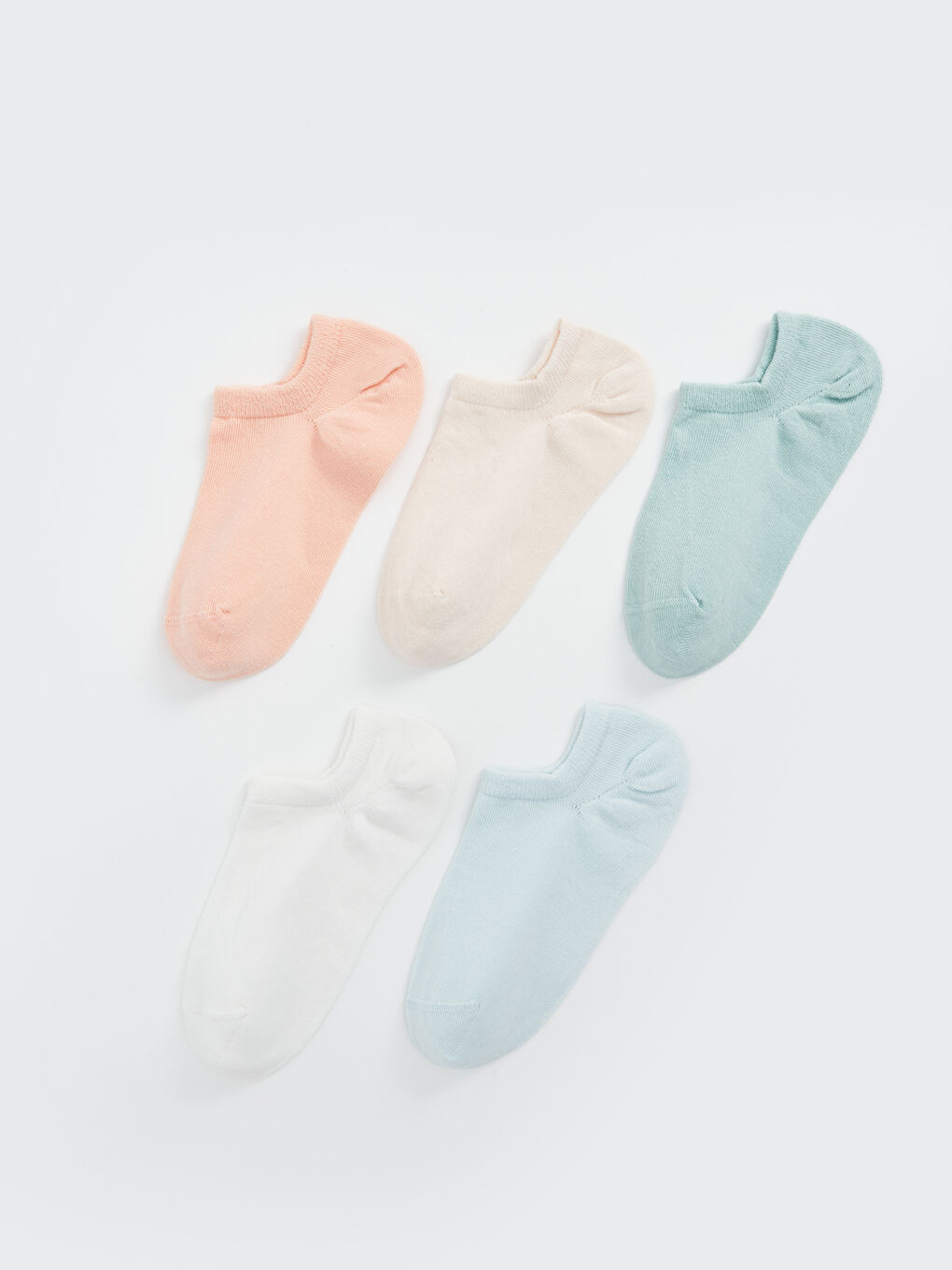 Women's Plain Trainer Socks 5 Pack -S4DP52Z8-FZY