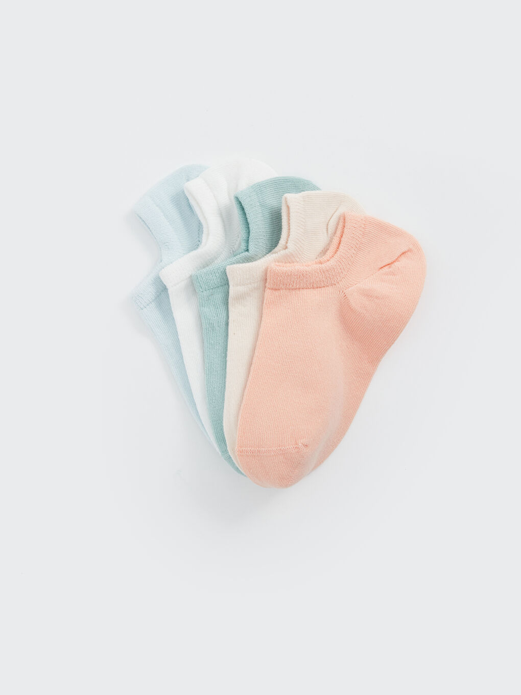 Women's Plain Trainer Socks 5 Pack -S4DP52Z8-FZY