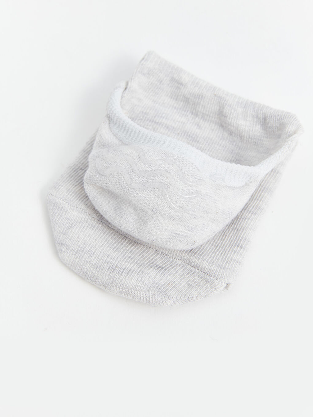 Ekru Baskılı Kadın Babet Çorap 5'li Paket-3