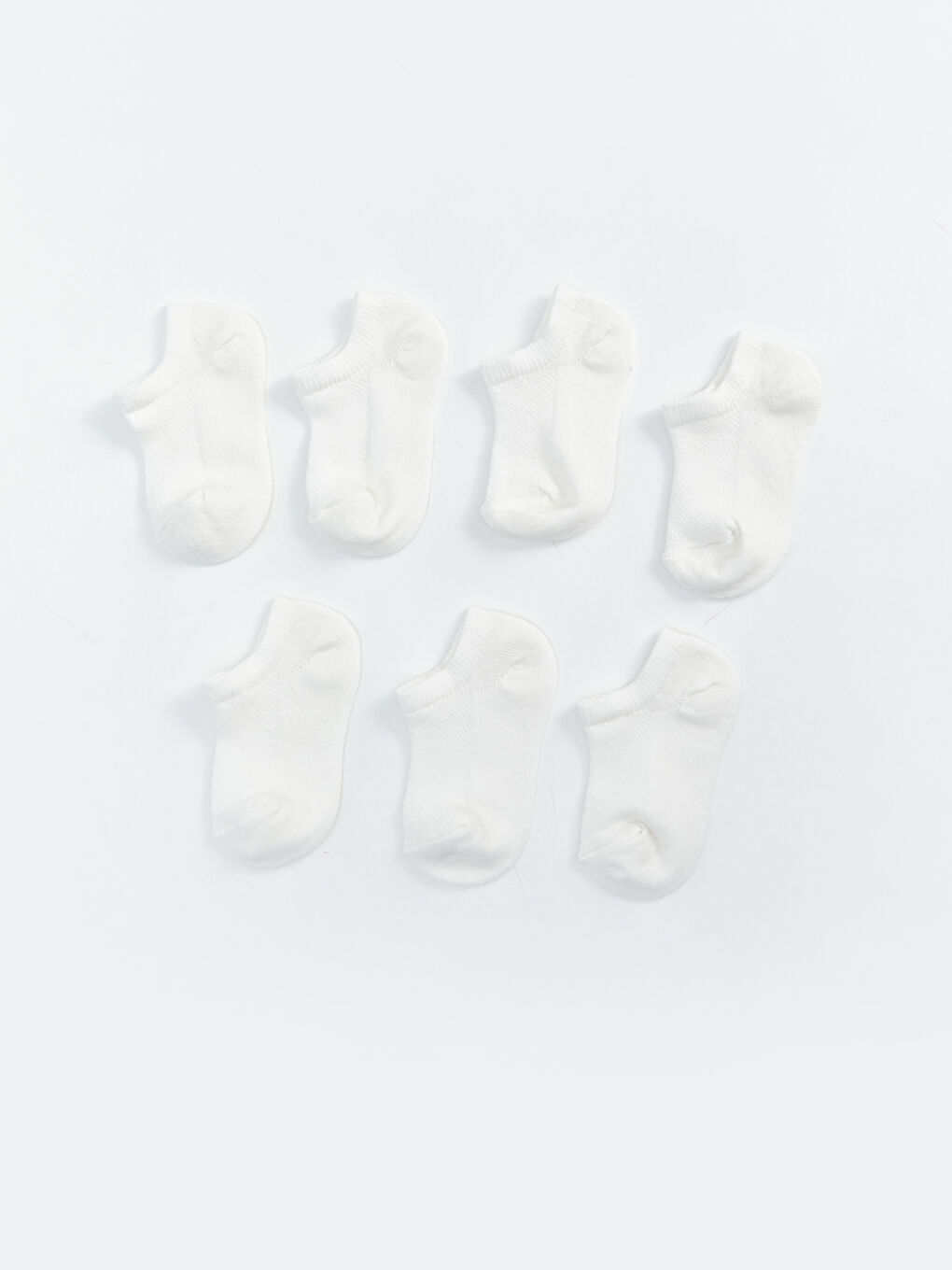 LCW baby Ekru Basic Erkek Bebek Patik Çorap 7'li