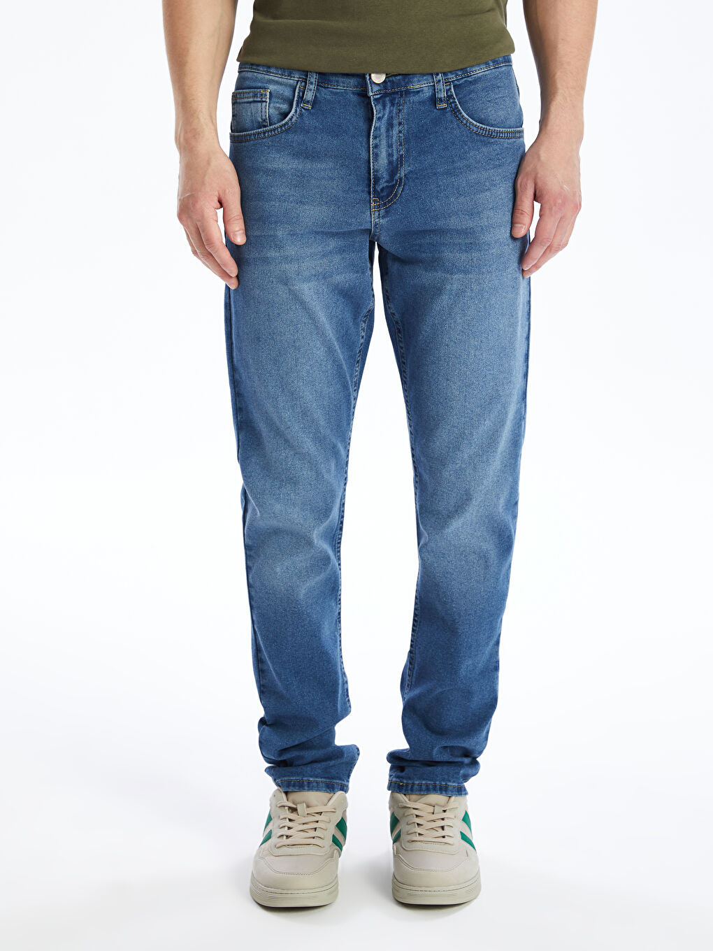 LCW Jeans Orta İndigo Rodeo 750 Slim Fit Erkek Jean Pantolon - 2