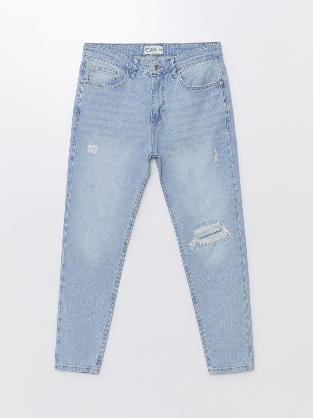 LCW Jeans Açık İndigo Rodeo 730 Havuç Kalıp Erkek Jean Pantolon - 4