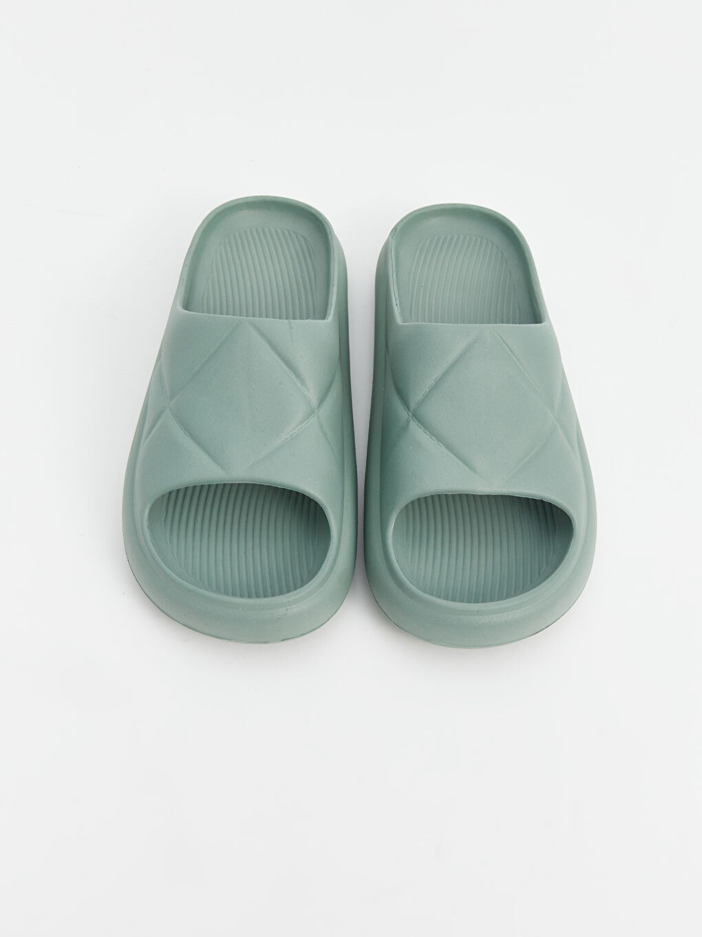 Patterned Single Band Men's Slippers -S4DS14Z8-VKS