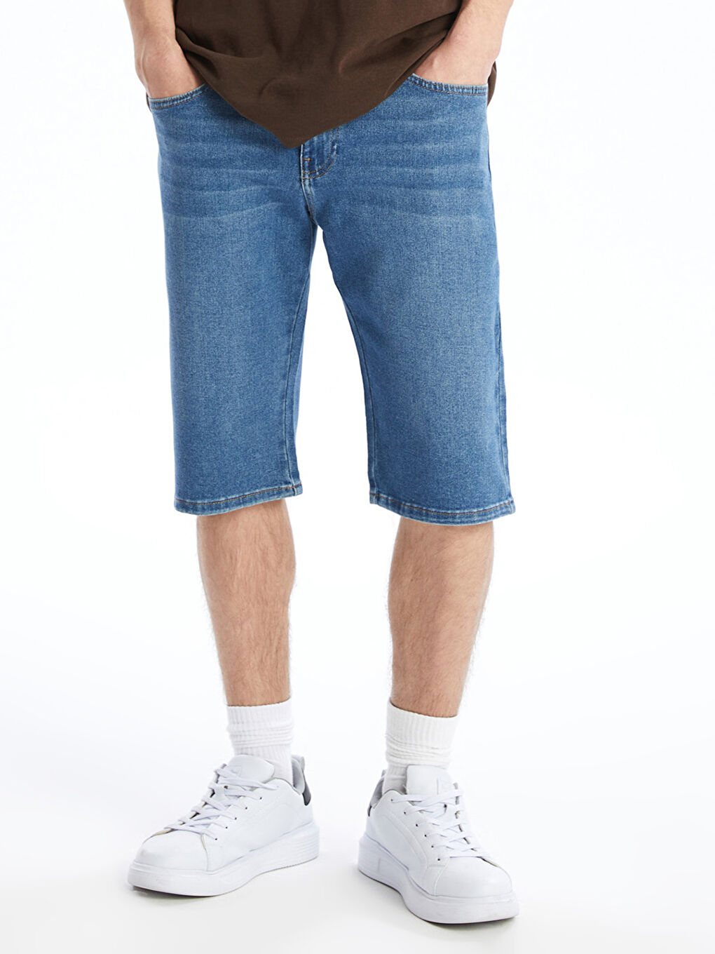 LCW Jeans Indigo Standart Kalıp Erkek Jean Şort - 1