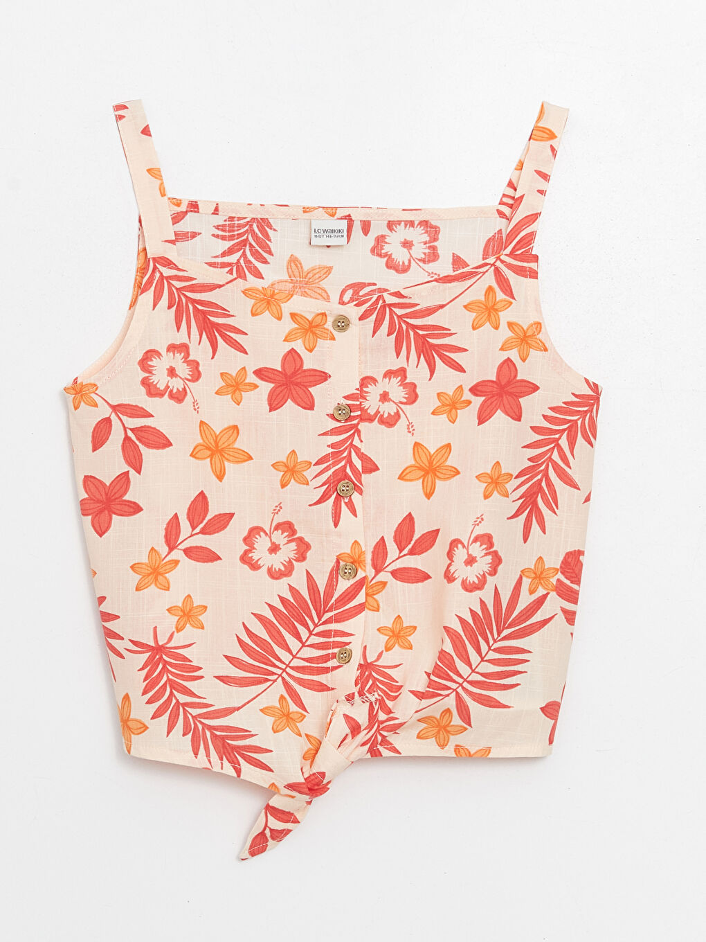 Square Neck Floral Girl's Blouse and Skirt -S4DU21Z4-LR9