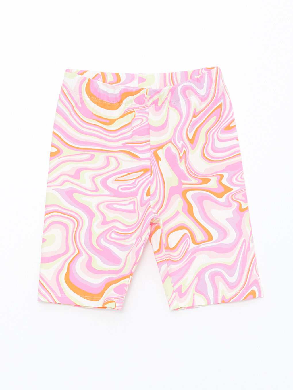 Crew Neck Printed Short Sleeve Girls T-Shirt and Tights -S4DU52Z4-FYA