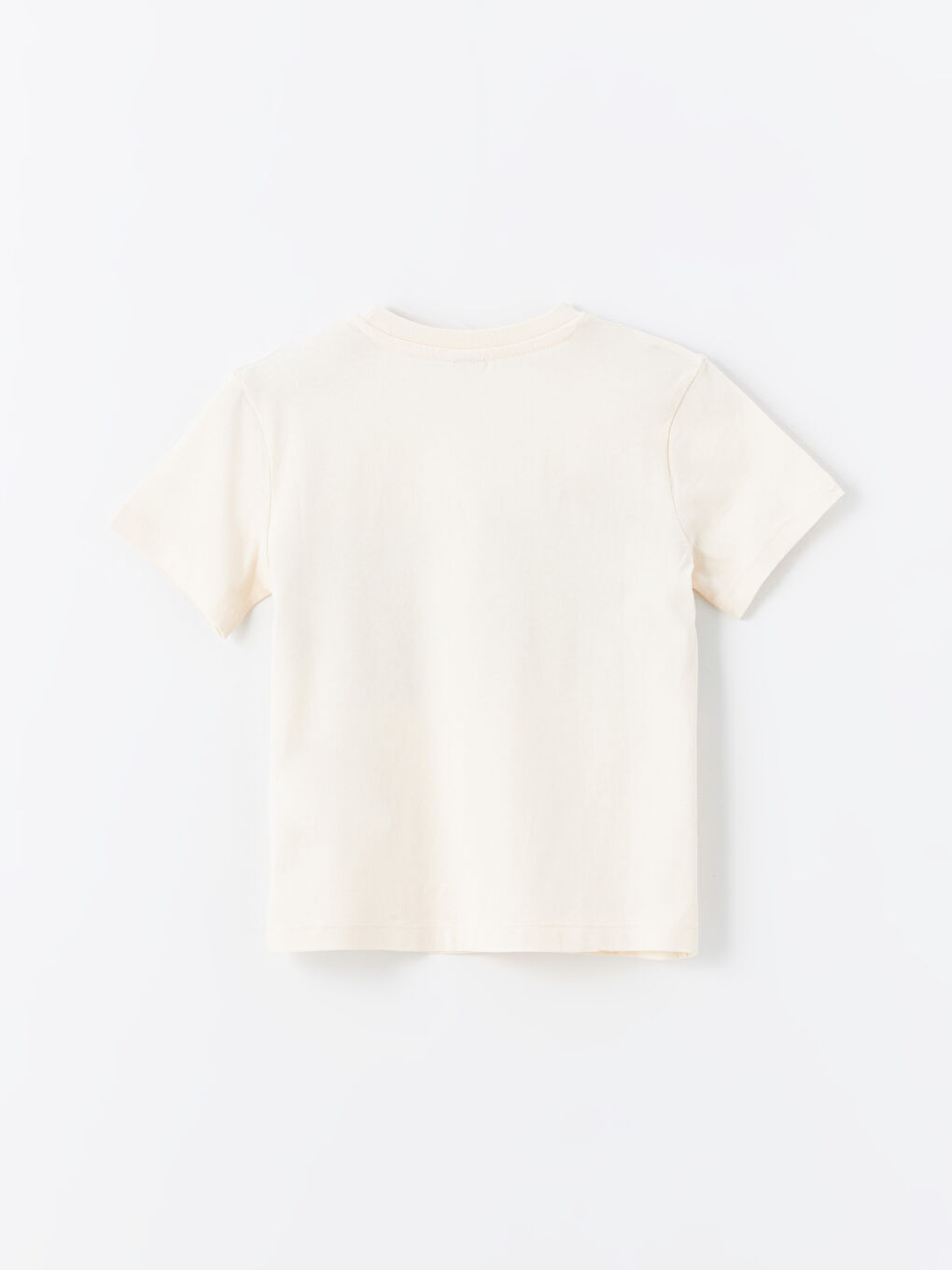 Crew Neck Printed Short Sleeve Boys' T-Shirt-1