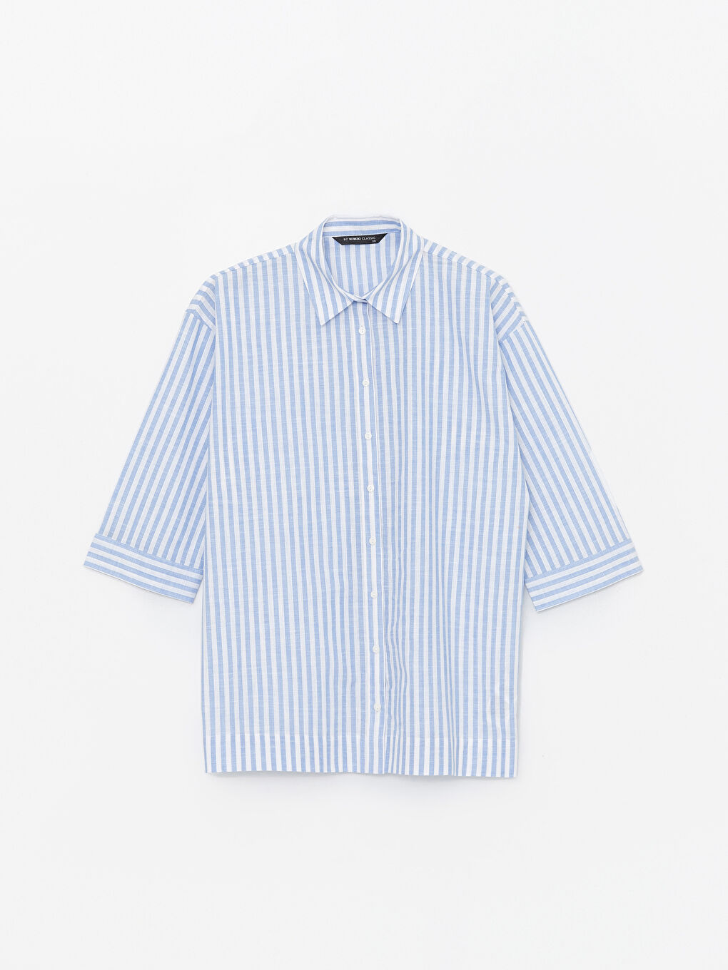 Striped Oversize Women's Shirt-5