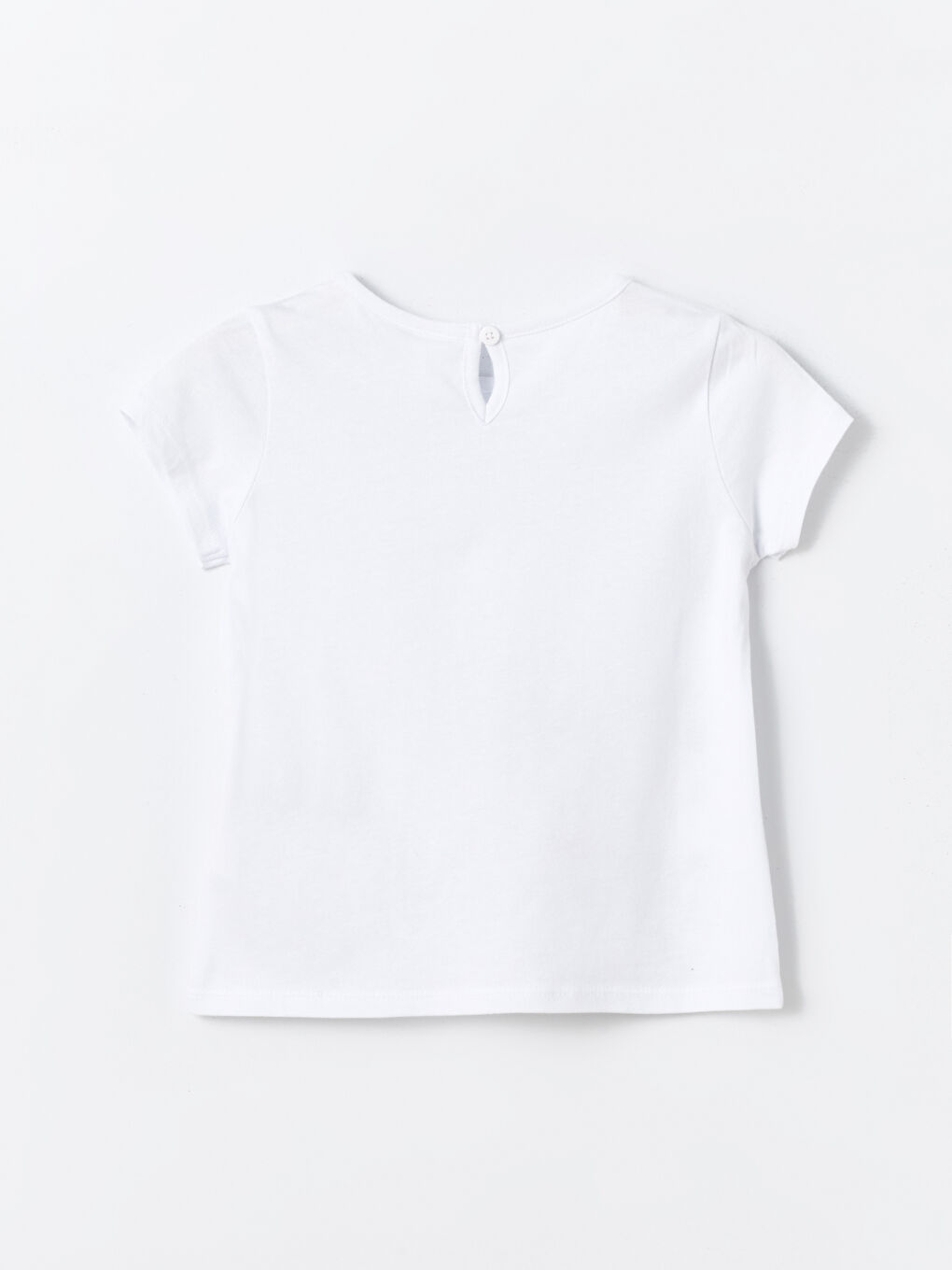 Crew Neck Printed Short Sleeve Baby Girls' T-Shirt -S4DV48Z1-J5E