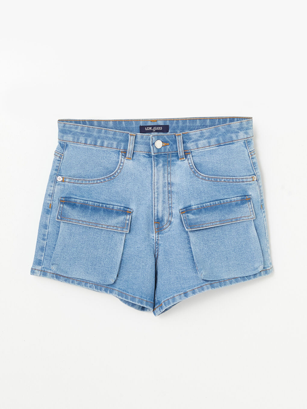LCW Jeans Dar Fit Kadın Jean Şort -S4DY37Z8-507