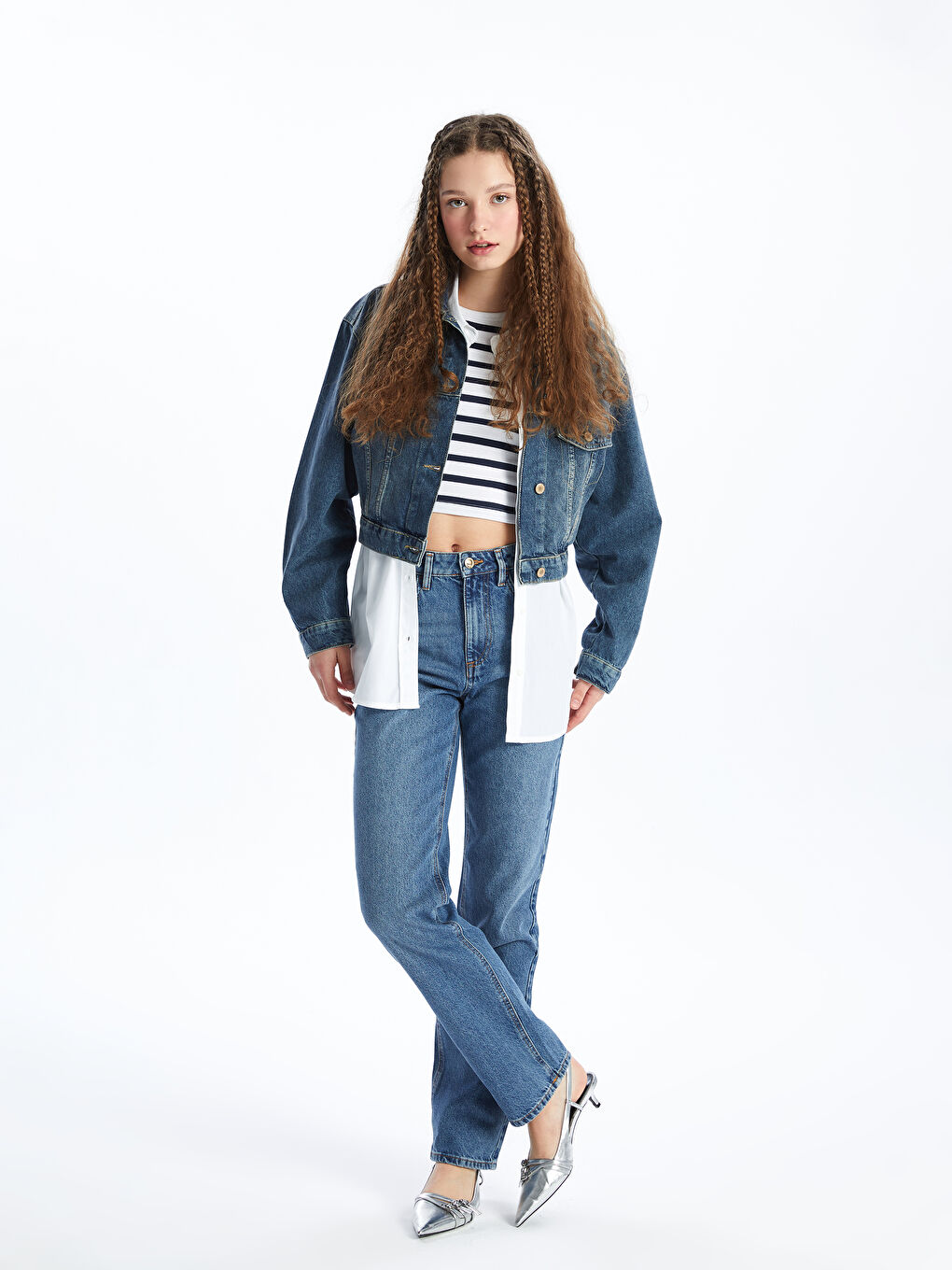 LCW Jeans Farmerke ravnog kroja za žene -S4DY39Z8-507