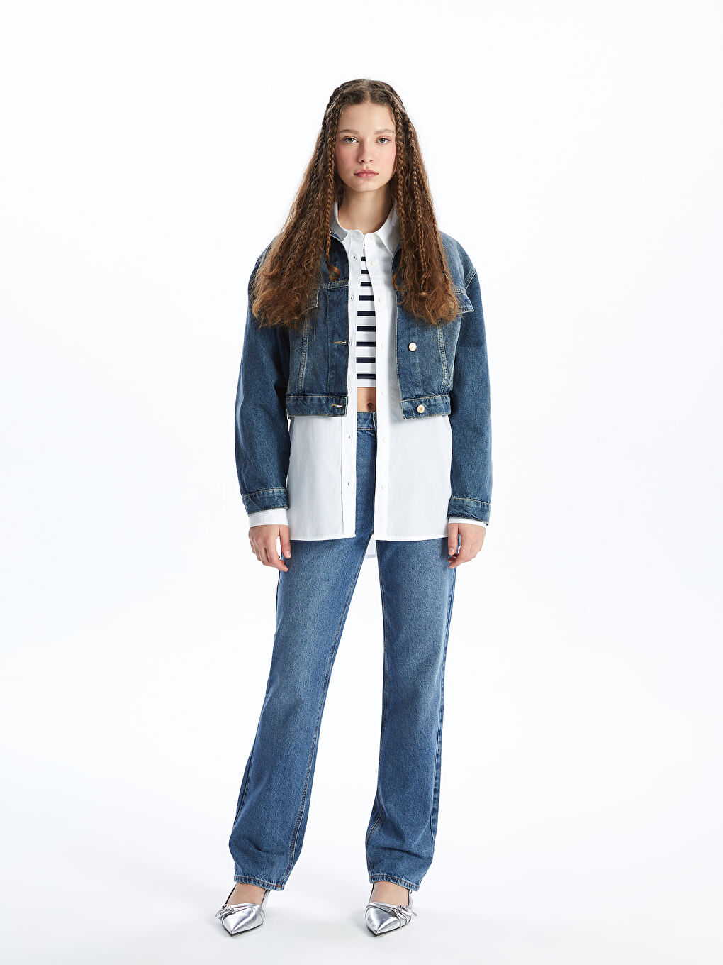 LCW Jeans Farmerke ravnog kroja za žene -S4DY39Z8-507
