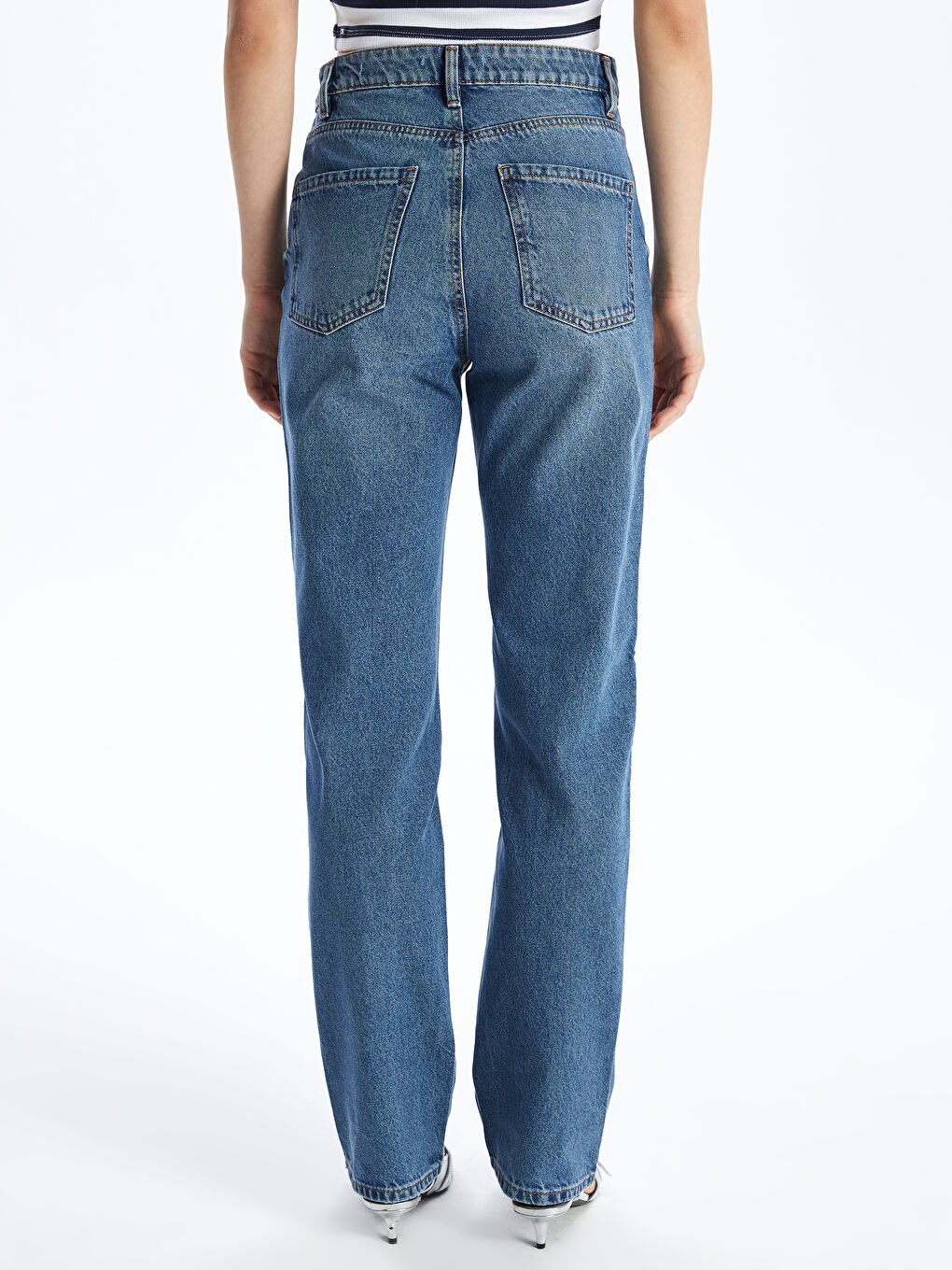 LCW Jeans Farmerke ravnog kroja za žene -S4DY39Z8-507