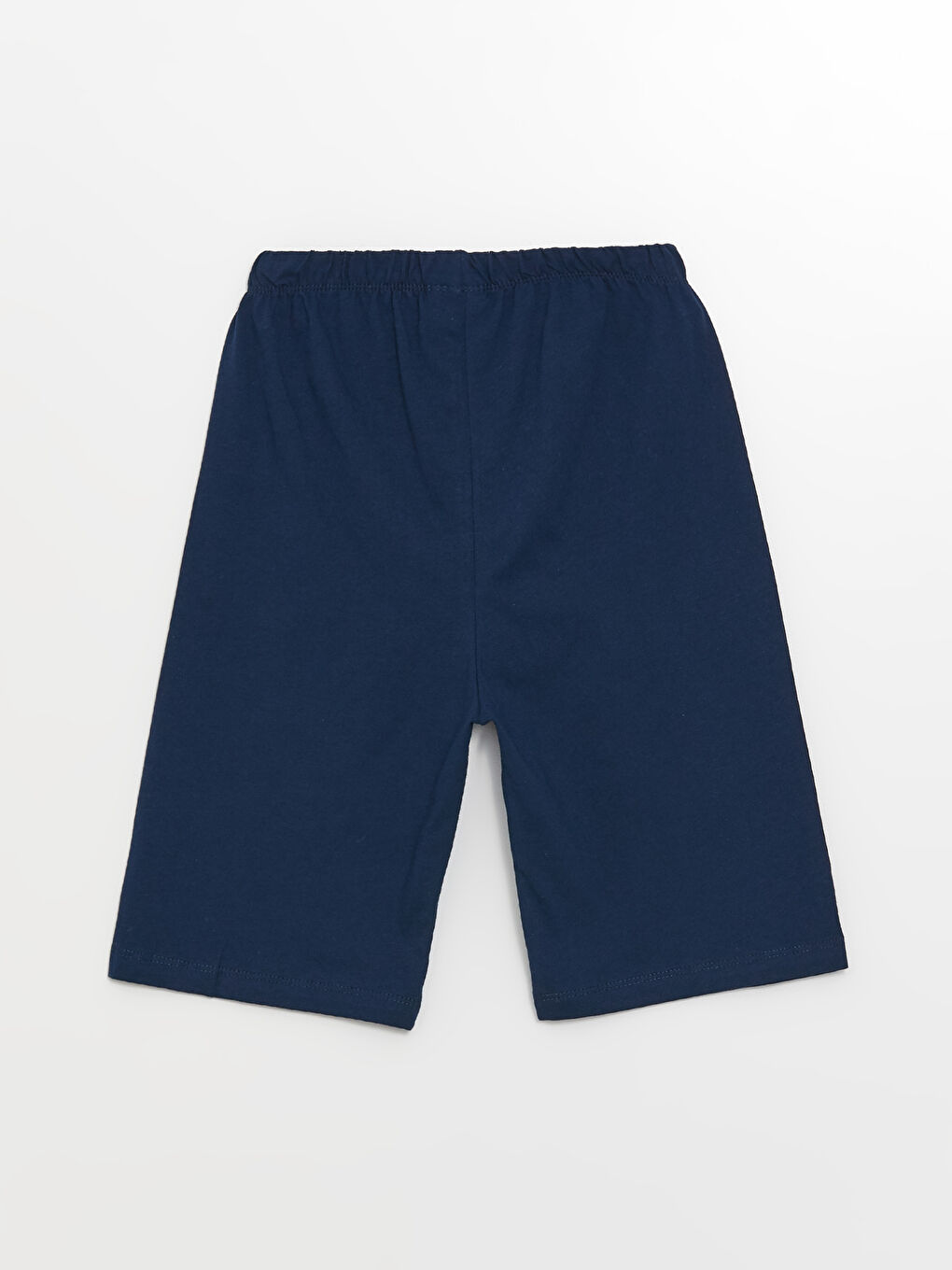 Lacivert Beli Lastikli Erkek Çocuk Pijama Şort-1