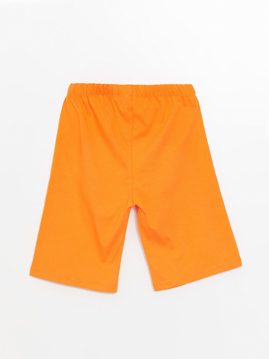 LCW Kids Turuncu Beli Lastikli Basic Erkek Çocuk Pijama Şort - 1