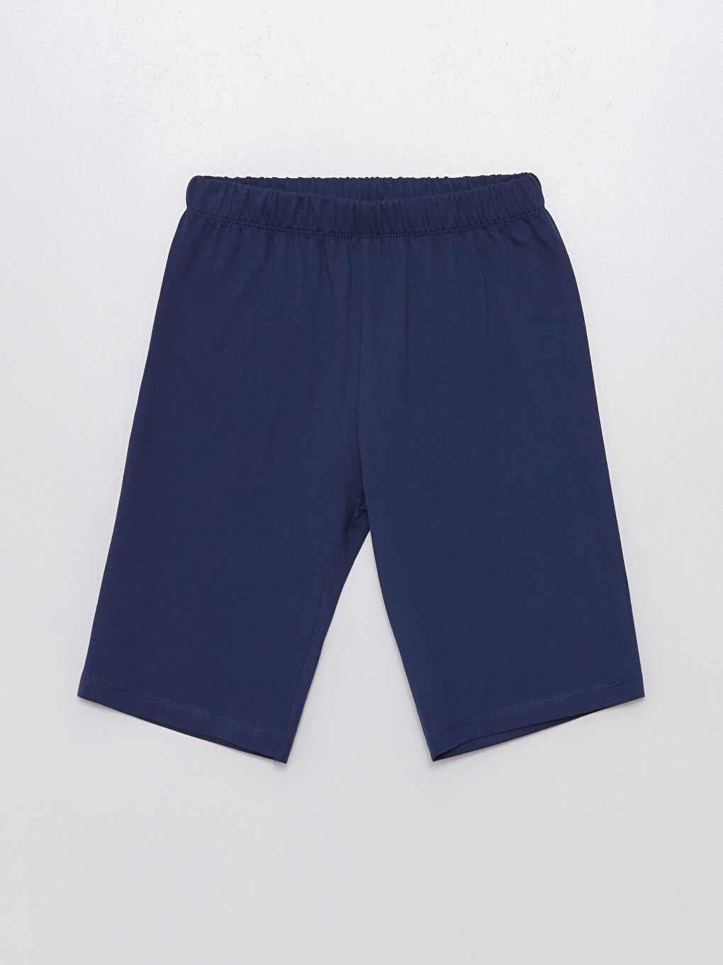 Lacivert Beli Lastikli Basic Erkek Çocuk Pijama Şort