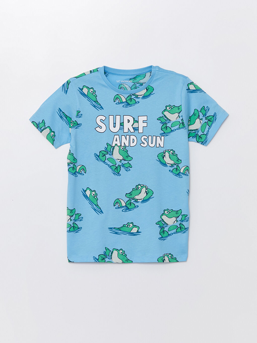 Relaxed Fit Crew Neck Boys' Shorts Pyjama Set -S4DY90Z4-LQQ