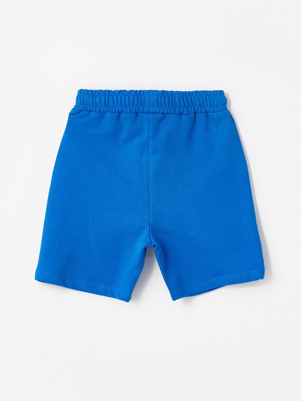 Mavi Beli Lastikli Erkek Çocuk Şort-1