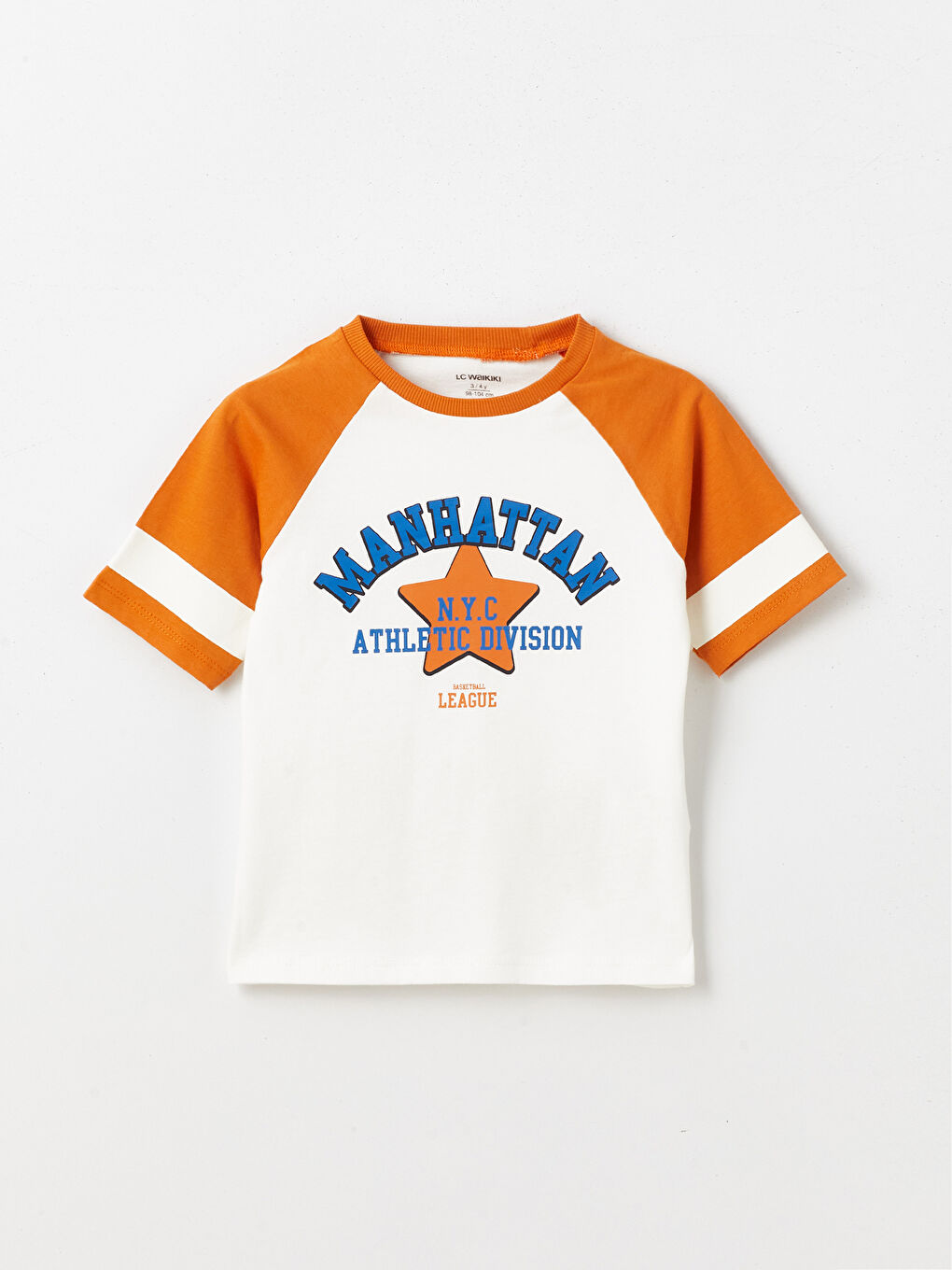 Crew Neck Printed Baby Boy T-Shirt and Shorts 2-Pack Set -S4EA43Z1-R9J