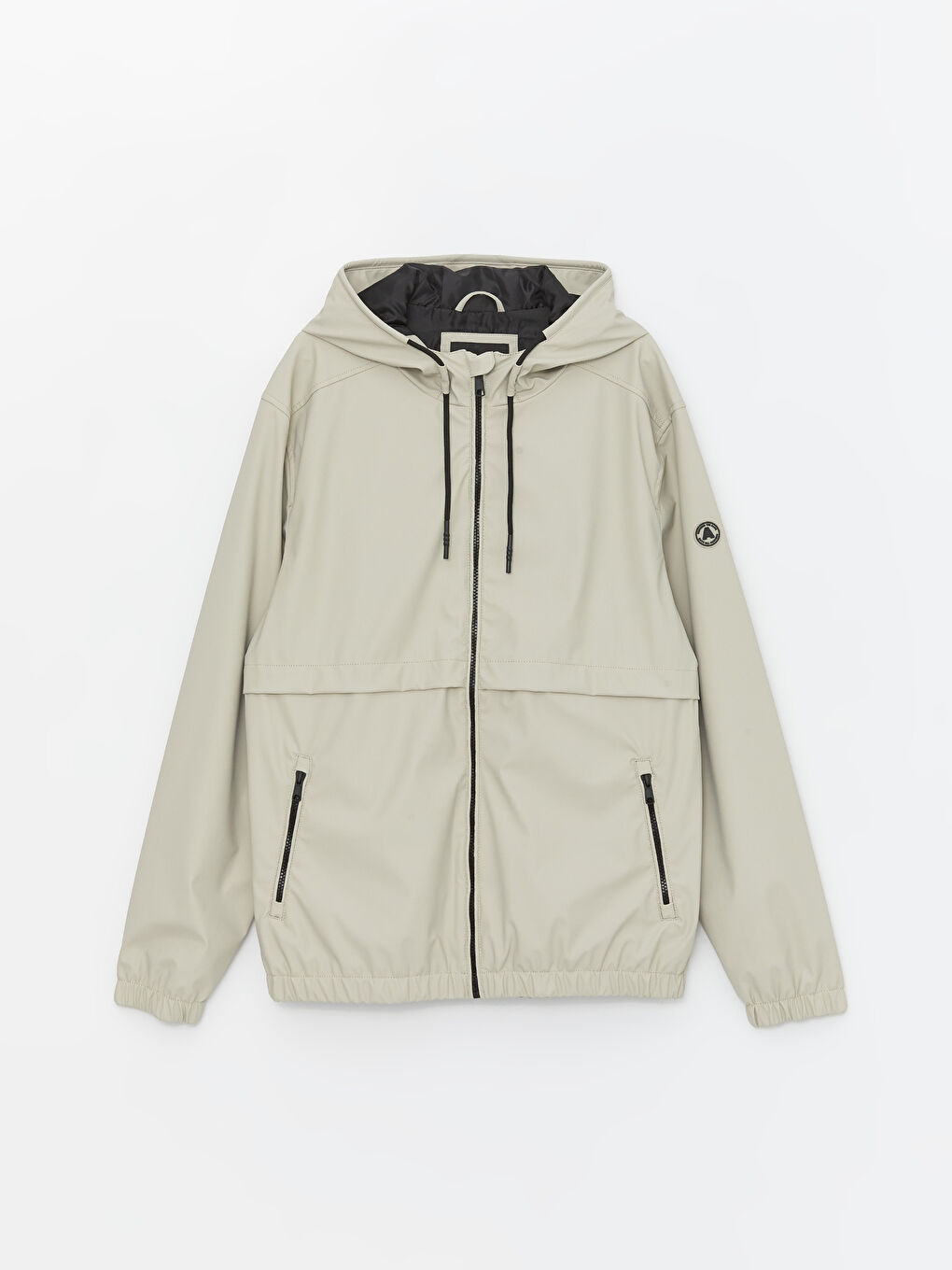 Standard Fit Hooded Men's Raincoat -S4EA60Z8-V3K