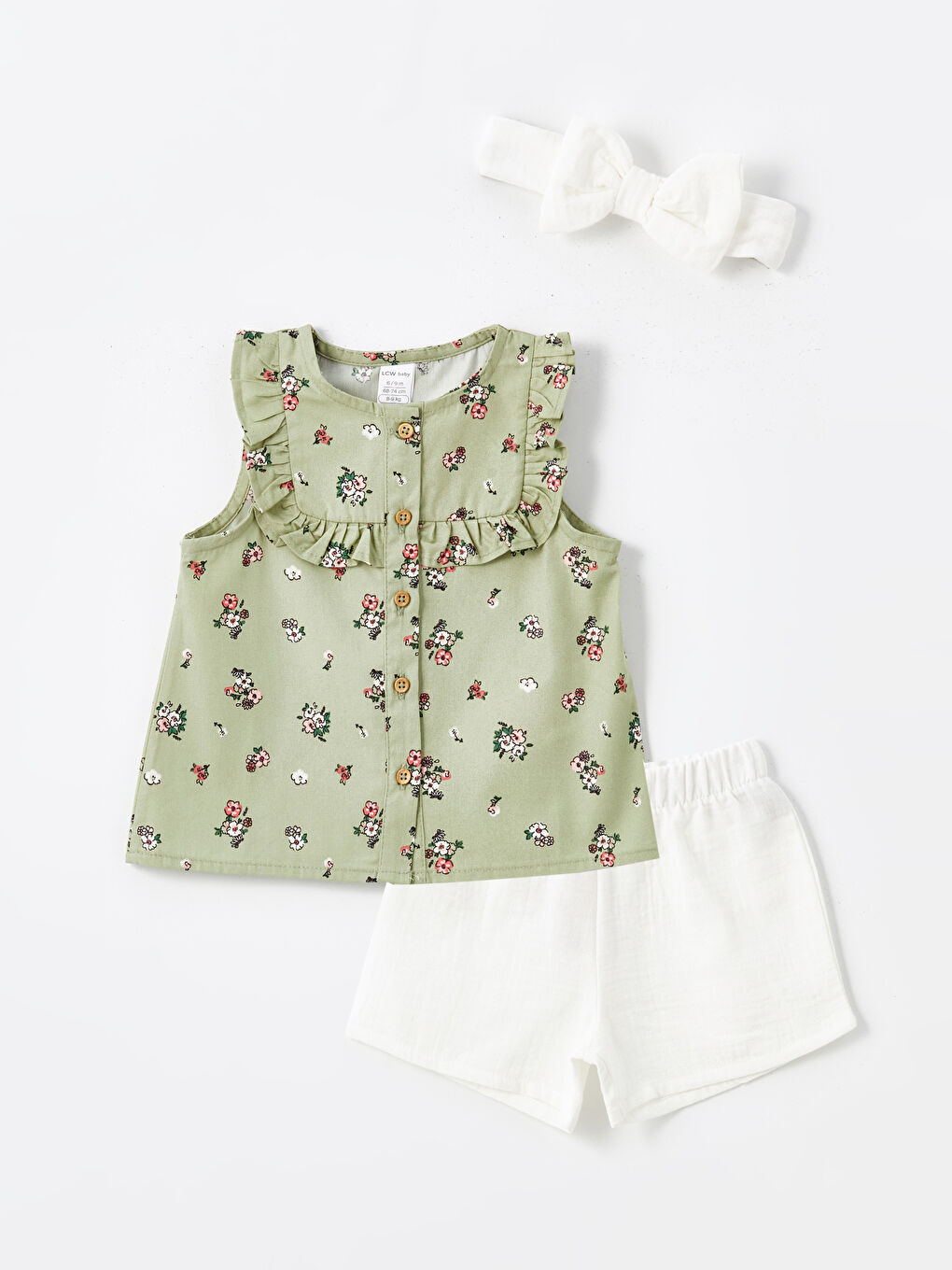 Crew Neck Baby Girl 3-Piece Set -S4EA72Z1-LRR