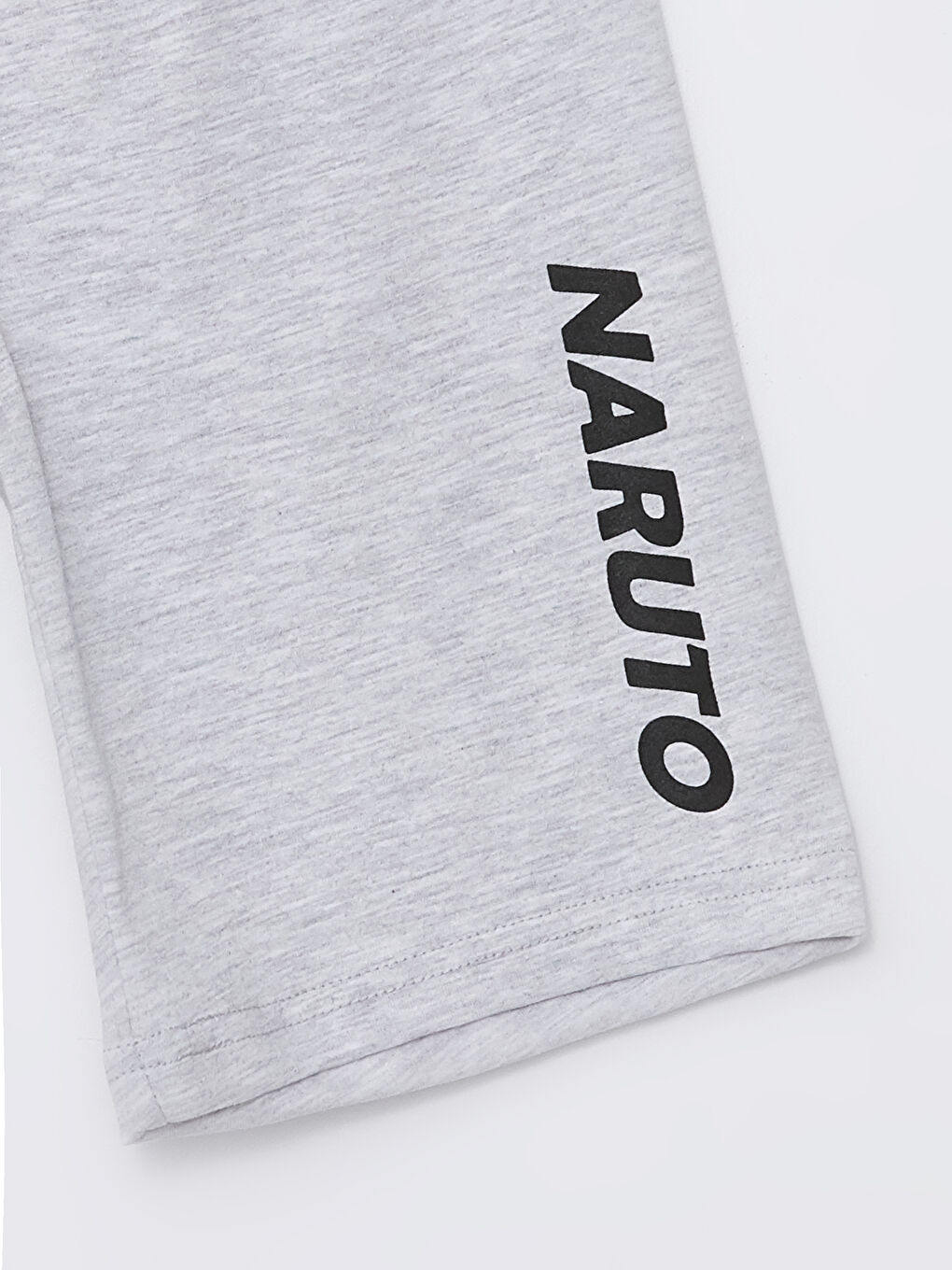 Gri Beli Lastikli Baskılı Erkek Çocuk Pijama Şort-2