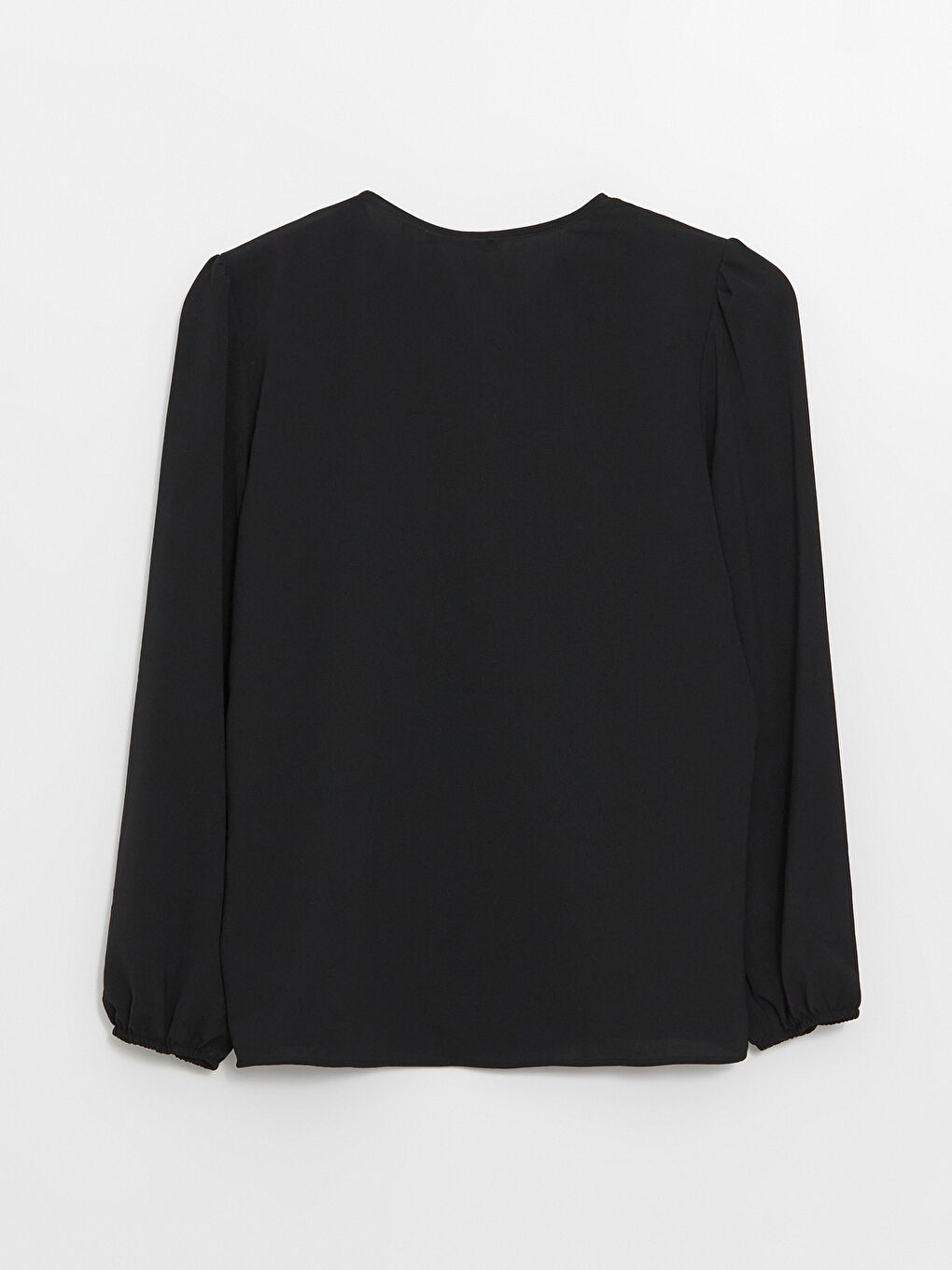 Crew Neck Regular Long Sleeve Women's Blouse -S4EB36Z8-CVL