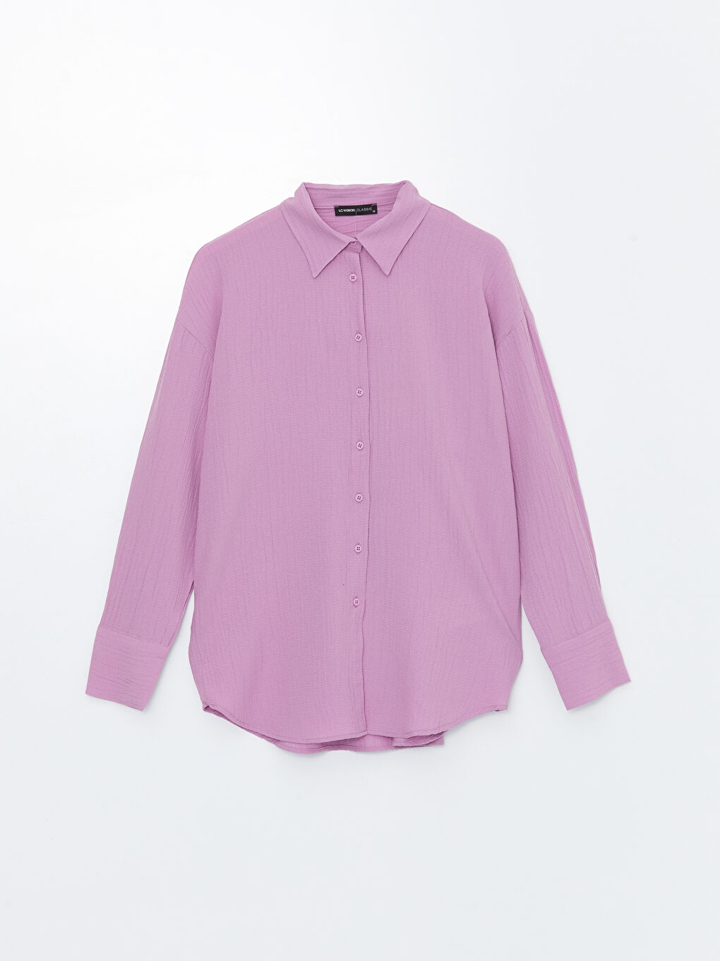 Women's Plain Shirt Tunic -S4EB40Z8-FGL