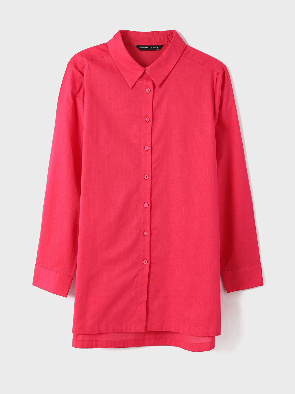 Plain Long Sleeve Women's Shirt Tunic
