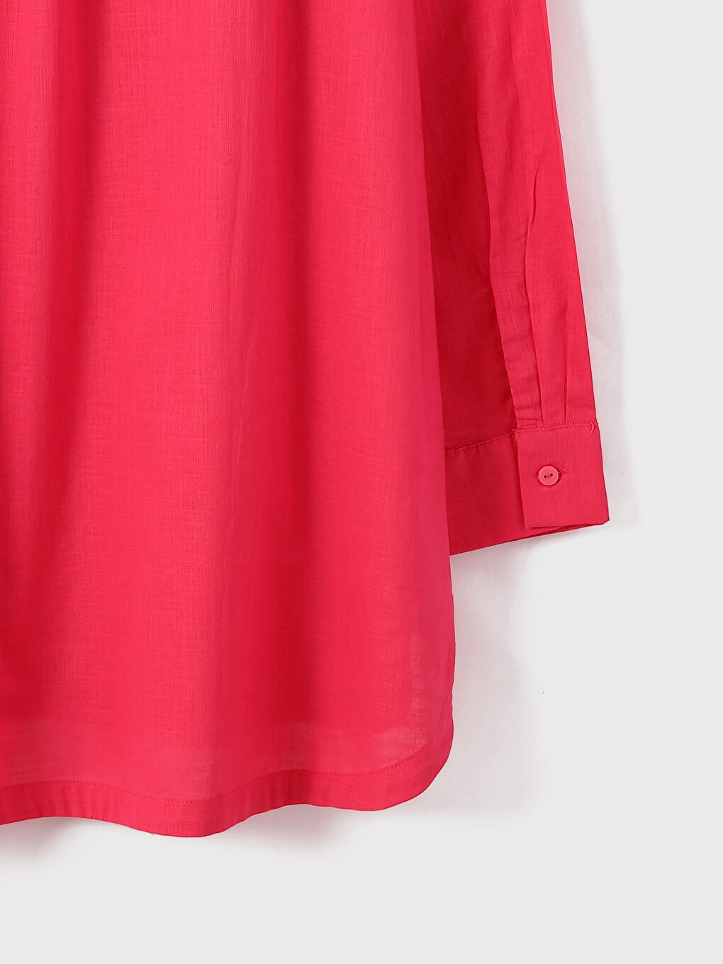 Plain Long Sleeve Women's Shirt Tunic-3