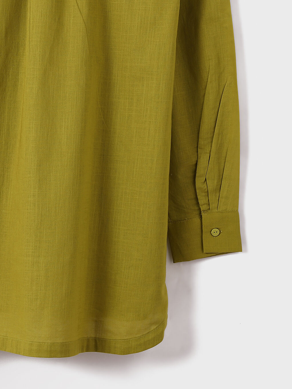 قميص تونيك للسيدات كم طويل سادة-3