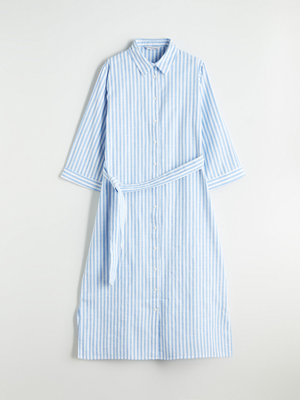 Woman BLUE Shirt Dress -S4EB64Z8-LEN